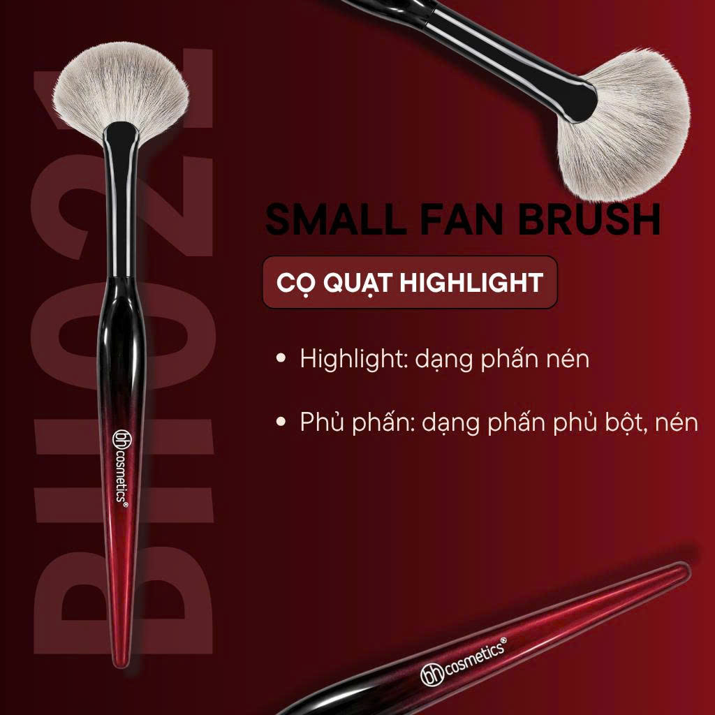 Cọ Highlight Đánh Setting Dạng Oval Bh Cosmetics Small Fan BH021